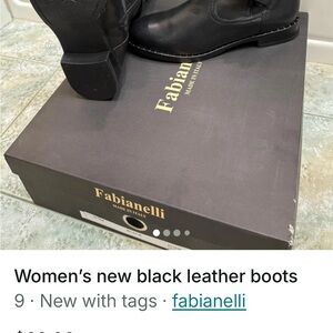 Fabianelli Women's Black Ankle Boots